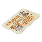 Toekomstige Crazy Cat Lady Funny Gezegde Design Magneet (Linkerzijde)