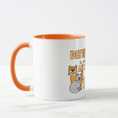 Toekomstige Crazy Cat Lady Funny Gezegde Design Mok (Links)
