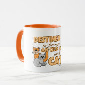 Toekomstige Crazy Cat Lady Funny Gezegde Design Mok (Voorkant links)