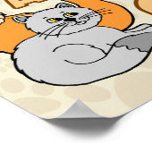 Toekomstige Crazy Cat Lady Funny Gezegde Design Poster (Hoek)