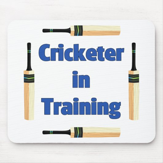 Toekomstige cricketer of cricketer in opleiding muismat (Voorkant)