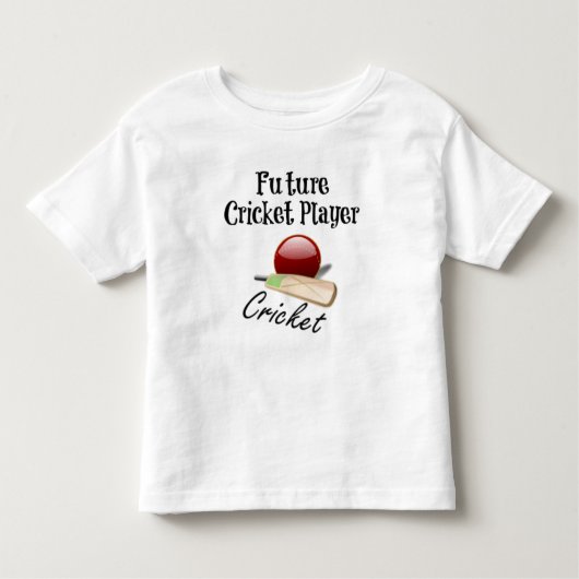 Toekomstige Cricketspeler Kinder Shirts (Voorkant)