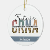 Toekomstige CRNA-gecertificeerde verpleegkundige a Keramisch Ornament (Links)