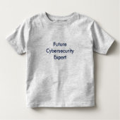 Toekomstige cyberexpert kinder shirts (Voorkant)