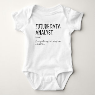 Toekomstige data-analist Grappige data-babyspreuk Romper