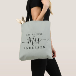 Toekomstige de naambrief van de Douane van het Man Tote Bag