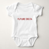 TOEKOMSTIGE DELTA-BABY ROMPER (Voorkant)