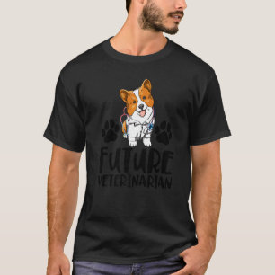 Toekomstige dierenarts Corgi Vrouwen houden van ho T-shirt