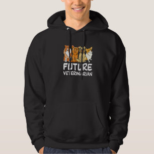 Toekomstige dierenarts dierenartsassistent veteri hoodie