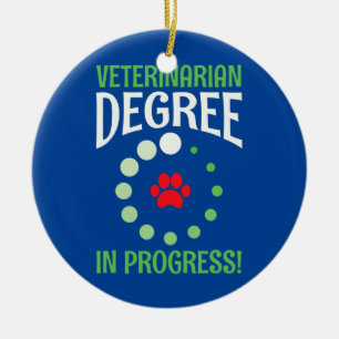 Toekomstige dierenarts Dierenliefhebber Keramisch Ornament