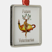 Toekomstige dierenarts metalen ornament (Rechts)