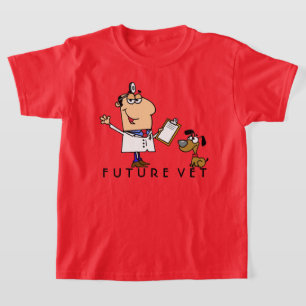 Toekomstige dierenarts t-shirt