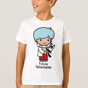 Toekomstige dierenarts t-shirt
