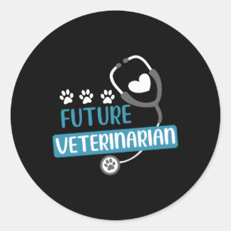 Toekomstige dierenarts Vet Kit Vet Ronde Sticker