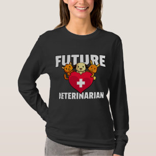 Toekomstige dierenarts voor dierentuintechniek t-shirt