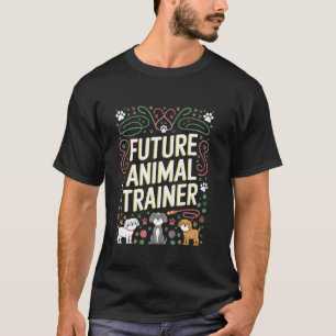 Toekomstige Dierentrainer Peuter Kinderen School V T-shirt