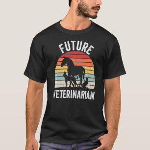 Toekomstige diergeneeskundige jongen Girl Veterina T-shirt