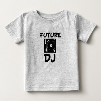 Toekomstige DJ grappig baby shirt