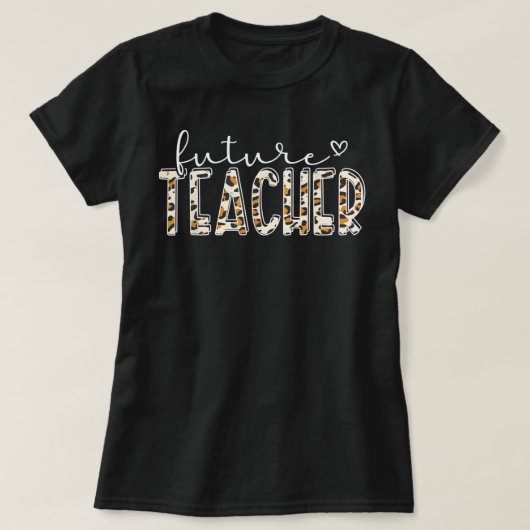 Toekomstige docent-Afstuderen-leerling-leraar T-shirt (Design voorkant)