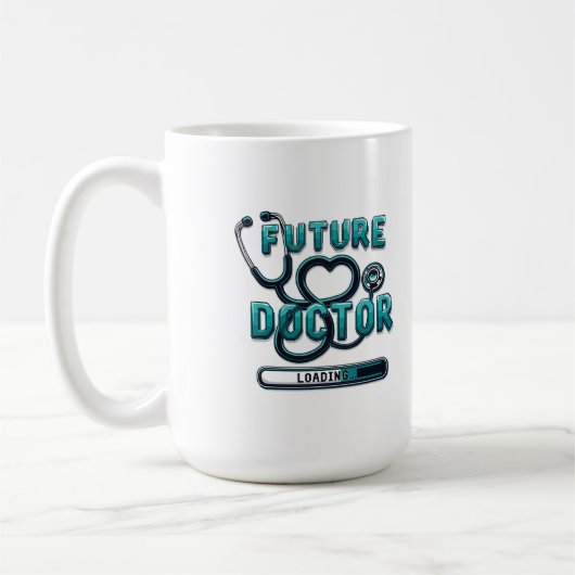 Toekomstige Doctor Loading – Medisch Student Gift Koffiemok (Links)