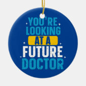 Toekomstige doctoraatsdoctoraatsstudenten keramisch ornament (Voorkant)