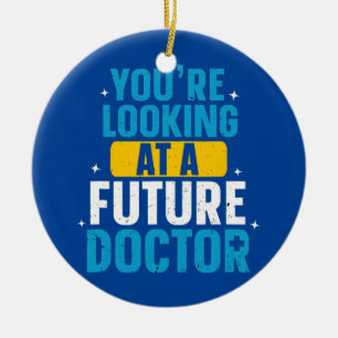 Toekomstige doctoraatsdoctoraatsstudenten keramisch ornament