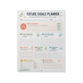Toekomstige Doelen Planner Notitieblok (Linkerzijde)