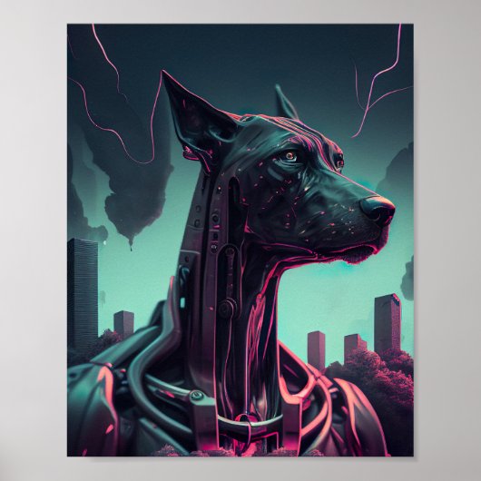 Toekomstige Dog Argenta De Robotvriend Poster (Voorkant)