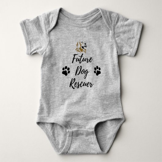 Toekomstige Dog Rescuer Romper (Voorkant)