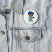 Toekomstige dokter - Boy Ronde Button 5,7 Cm (In situ)