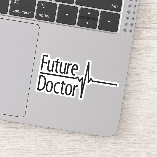 Toekomstige Dokter - EKG Sticker (Detail)