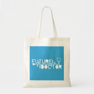 Toekomstige dokter geneeskunde Stethoscoop Tote Bag