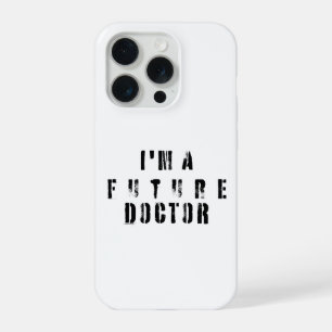 Toekomstige Dokter Grunge Typografie Ontwerp iPhone 15 Pro Case