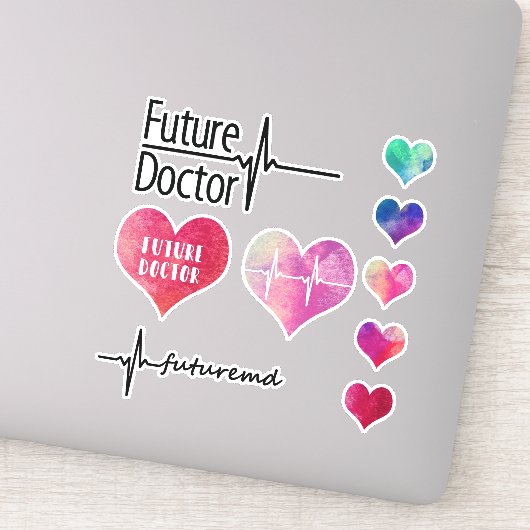 Toekomstige Dokter - Hart - Sticker Verzameling (Detail)