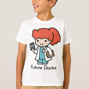 Toekomstige dokter - meisje t-shirt