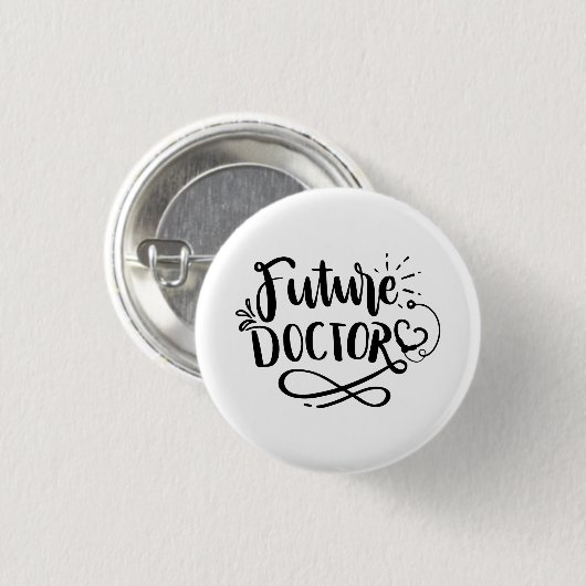 Toekomstige dokter ronde button 3,2 cm (Voorkant /achterkant)