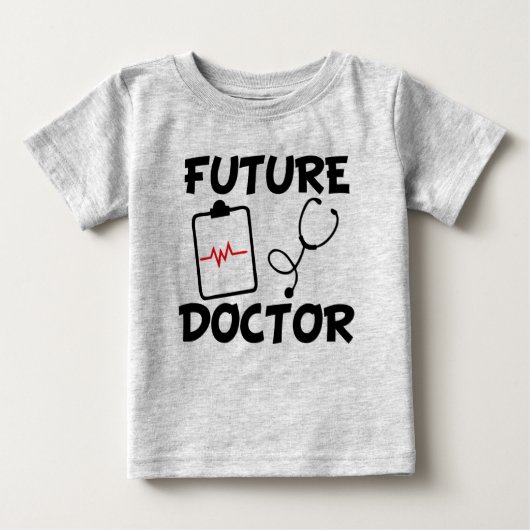 Toekomstige dokter schattig shirt grappig (Voorkant)