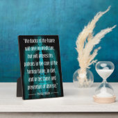 Toekomstige Dokter van Toekomstige Chiropractie Fotoplaat (Zijkant)