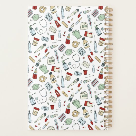 Toekomstige dokter - verpleegster - Medisch - mode Planner (Achterkant)