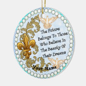 Toekomstige dromen keramisch ornament (Links)