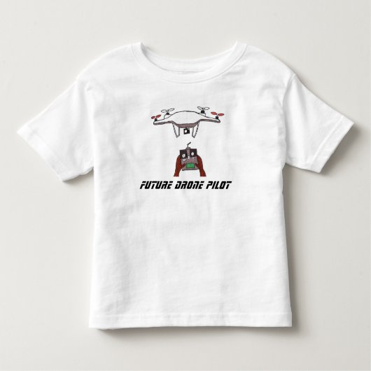 Toekomstige drone-piloot-kleuter-T-shirt Kinder Shirts (Voorkant)