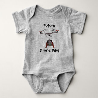 Toekomstige "Drone Pilot"-baby-trolperspringpak Romper