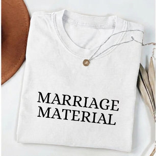 Toekomstige echtgenote huwelijksmateriaal t-shirt