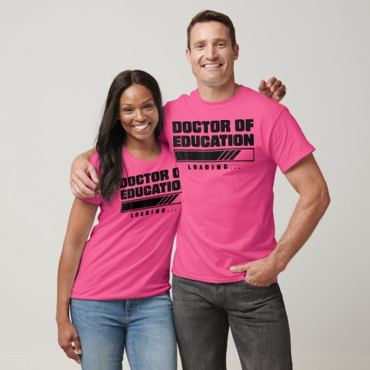 Toekomstige EDD D Lading Doctor in de onderwijsbel T-shirt (Unisex)