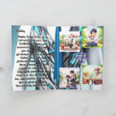 Toekomstige elegantie - 4D-stropdas Vaderdag Kaart (Binnen)