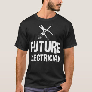 Toekomstige Elektricien Kinder Kinderen Gift T-shirt