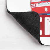 Toekomstige EMT Paramedische Ambulance-driver Muismat (Hoek)