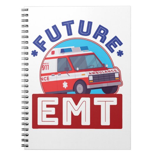 Toekomstige EMT Paramedische Ambulance-driver Notitieboek (Voorkant)