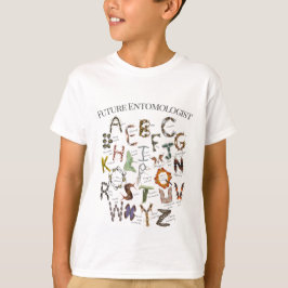Toekomstige entomoloog | Bug Lover Alphabet | Inse T-shirt