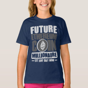 Toekomstige ETHEREUM-munt in Millionaire T-shirt